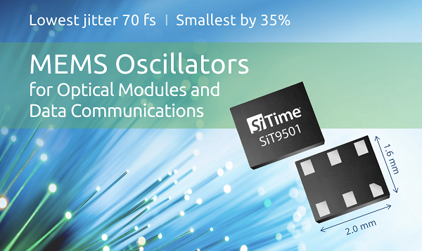 SiTime - дебют MEMS - генераторов для оптических модулей 100G - 800G