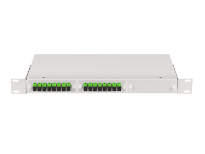 Кросс оптический 1U, 16 портов SC/APC
